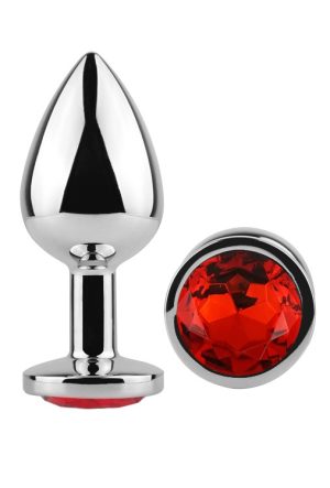 Diamond Butt Plug Small Red
