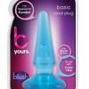 B Yours Basic Anal Plug - Blue - Image 3