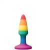 Colorful love analni plug dugine boje - mini