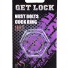 Nust Bolts Cock Ring - Clear