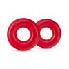 Stay Hard Donut Rings Oversized Red