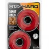 Stay Hard Donut Rings Oversized Red - Image 2