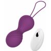 Vibrating Silicone Kegel Balls USB 10 Function / Remote control -Purple Vibro Kuglice