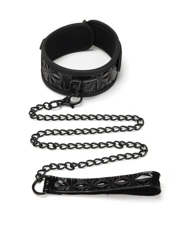 Whipsmart Diamond Collar and Leash - Black