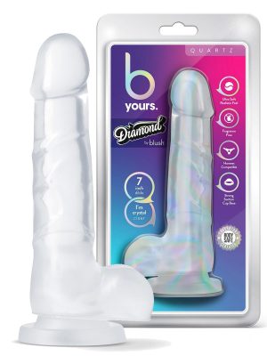 Dildo Diamond – PVC dildo sa vakuumskom osnovom