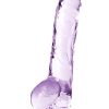 Ljubičasti Crystalline Dildo 8 inch