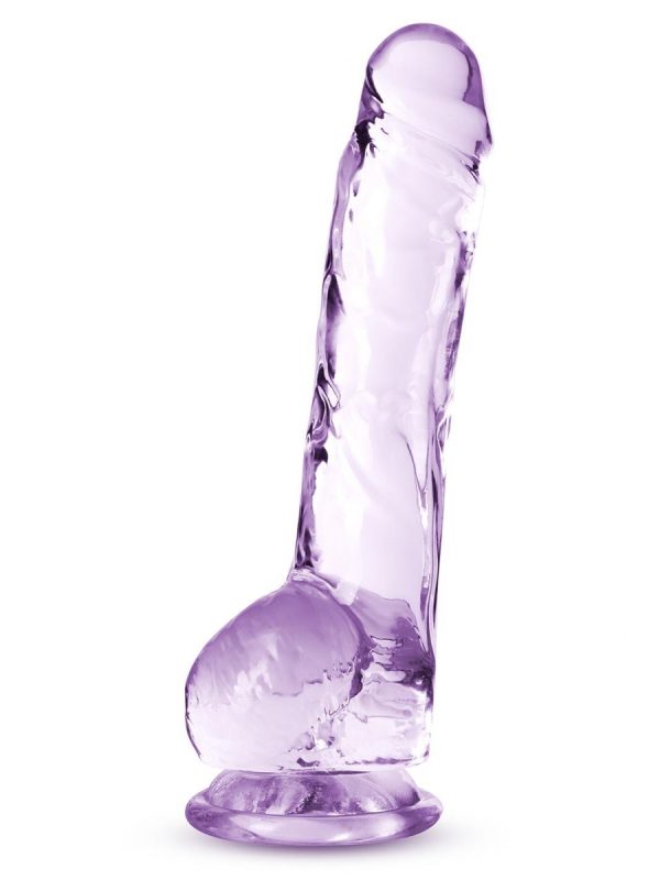 Ljubičasti Crystalline Dildo 8 inch