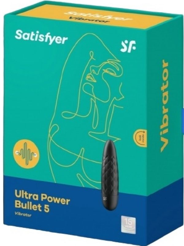 Satisfyer vibrator za klitoris Ultra Power Bullet 5 - Black - Image 3