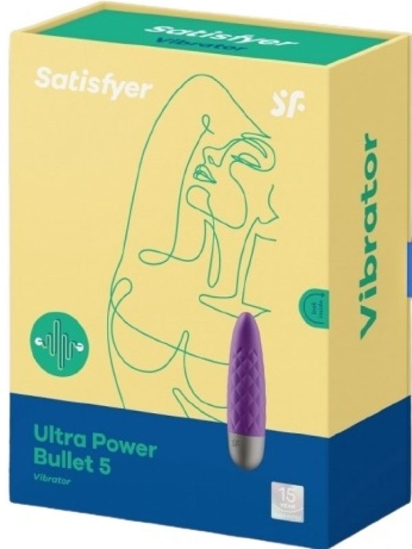 Satisfyer vibrator za klitoris Ultra Power Bullet 5 - Violet - Image 3