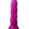 Silikonski dildo - Ljubičasti