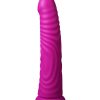 Silikonski dildo - Ljubičasti