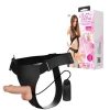 Ultra Passionate Strap On Real Skin Dildo vibrator