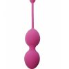 Silicone Kegel Balls 32 mm 200 gr Dark Pink vaginalne kuglice