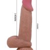 Duvall Sliding Skin Dildo Mocha - Image 4