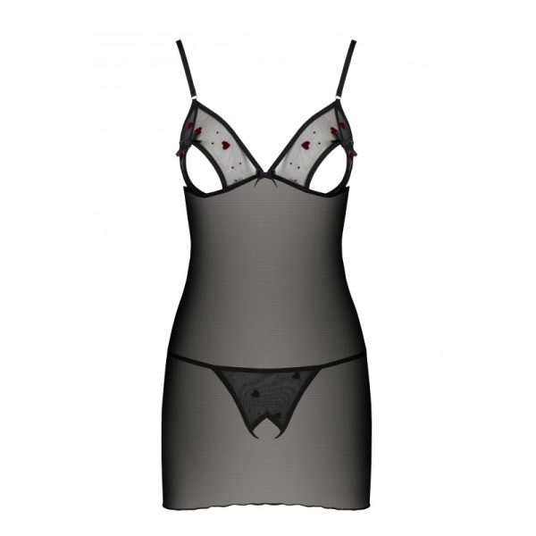 Lovelia Chemise Black - Image 3