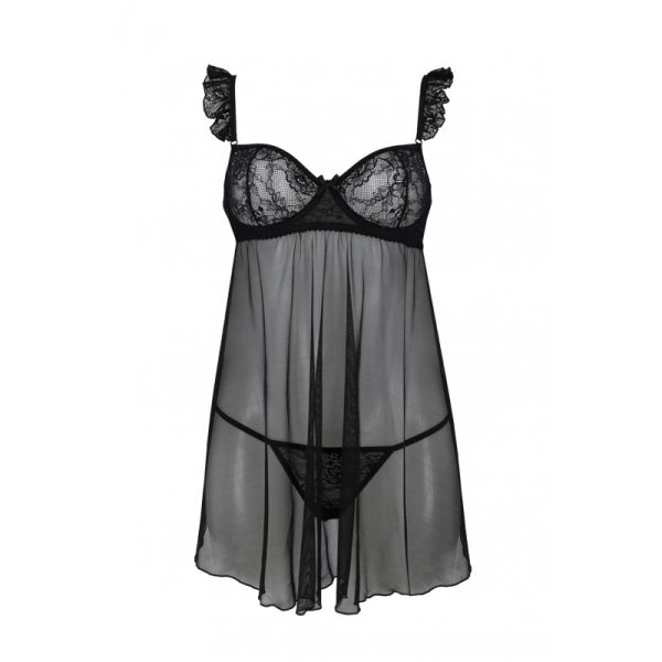 Milagros Chemise Black - Image 3