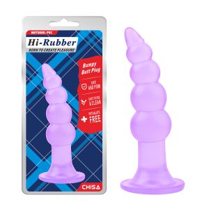 Bumpy Butt Plug-Purple