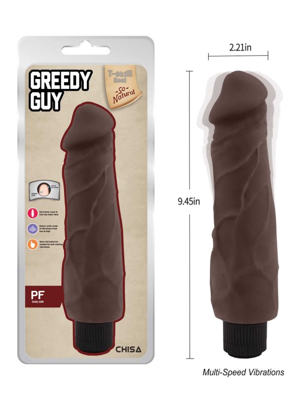 Greedy Guy-Brown realistični vibrator - Image 7