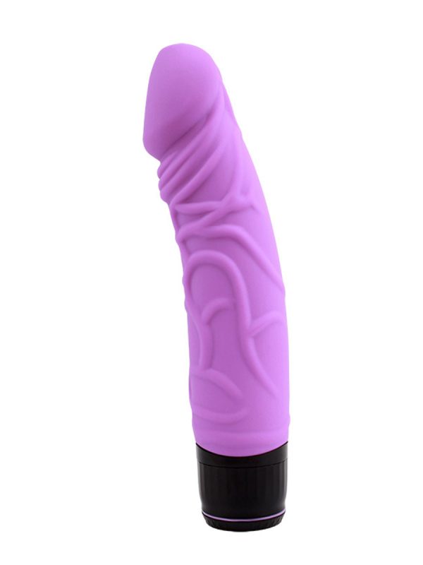 Thick Realistic ljubičasti vibrator - Image 3