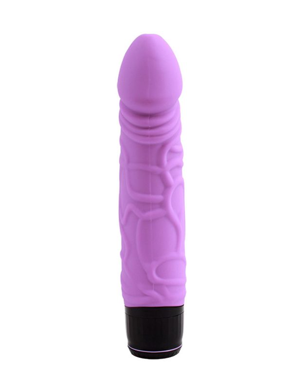 Thick Realistic ljubičasti vibrator - Image 4