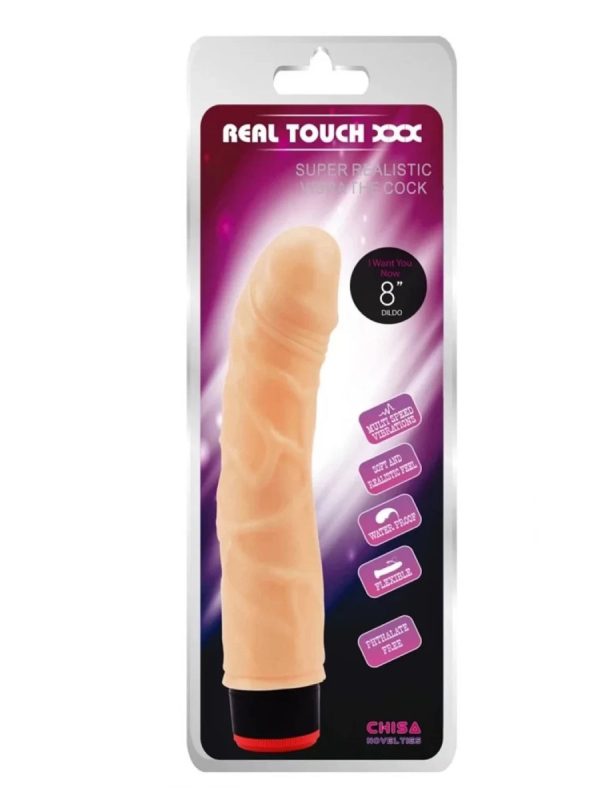 8” Vibe Cock-Flesh - Image 3