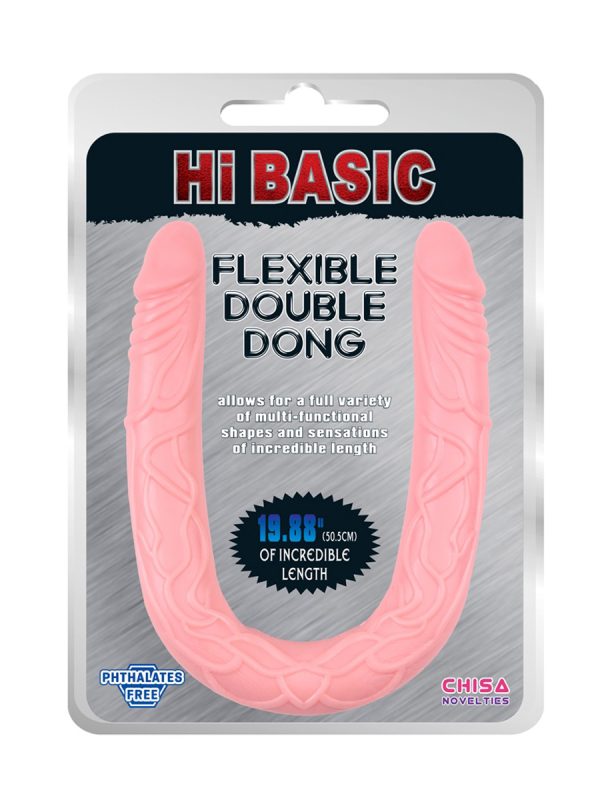 Jelly Flexible Double Dong-Flesh