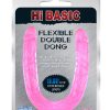 Jelly Flexible Double Dong-Pink