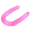 Jelly Flexible Double Dong-Pink - Image 2