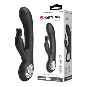 Pretty Love Carina Rabbit vibrator black