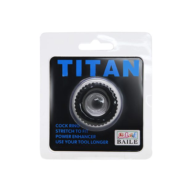 Titan Ring Crni silikonski prsten za penis - Image 7