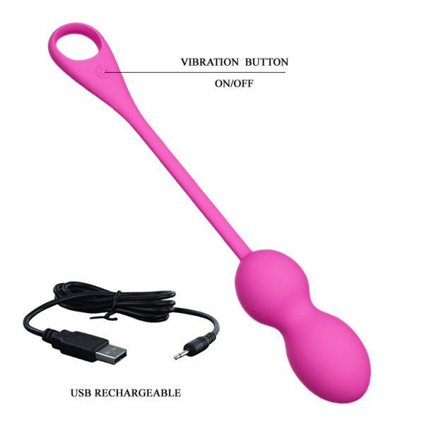 Pretty Love Elvira Pink vibro jaje na aplikaciju - Image 6