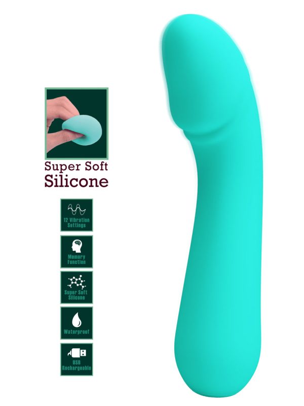 Vibrator za G-tačku Cetus – Tirkiz - Image 2