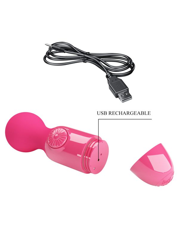 Mini klitoralni masažer Little Cute USB pink - Slika 6