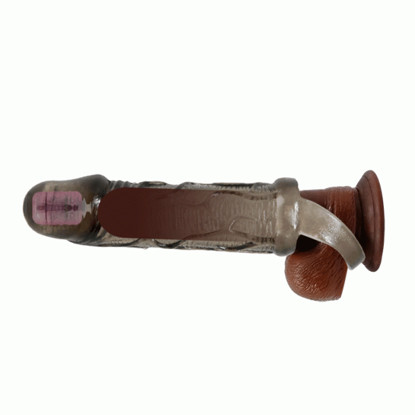 Realistična penis navlaka Carson black - Image 5