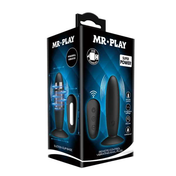 Remote Control Vibrating Anal Plug Mr Play - Image 8