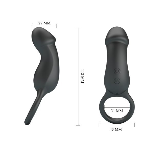Mini vibrator sa prstenom Trae - Image 5