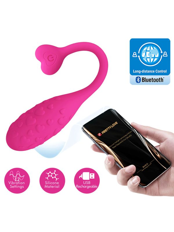 Vibro jaje sa aplikacijom Fisherman pink - Slika 2