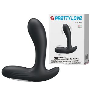 Masažer prostate Pretty Love Backie Black
