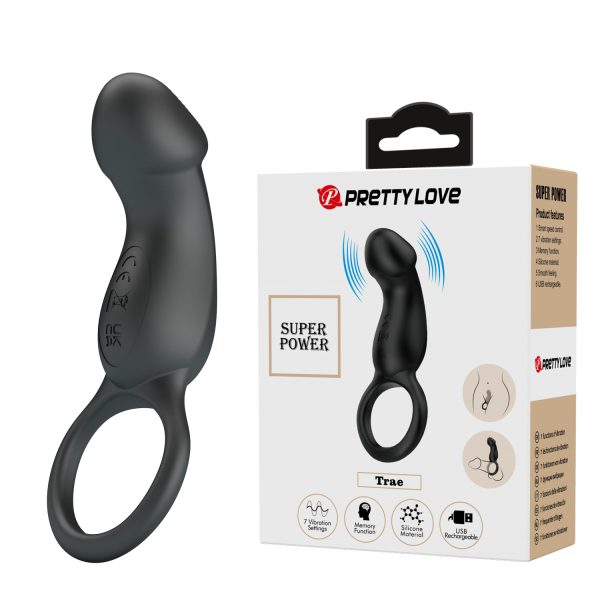 Mini vibrator sa prstenom Trae