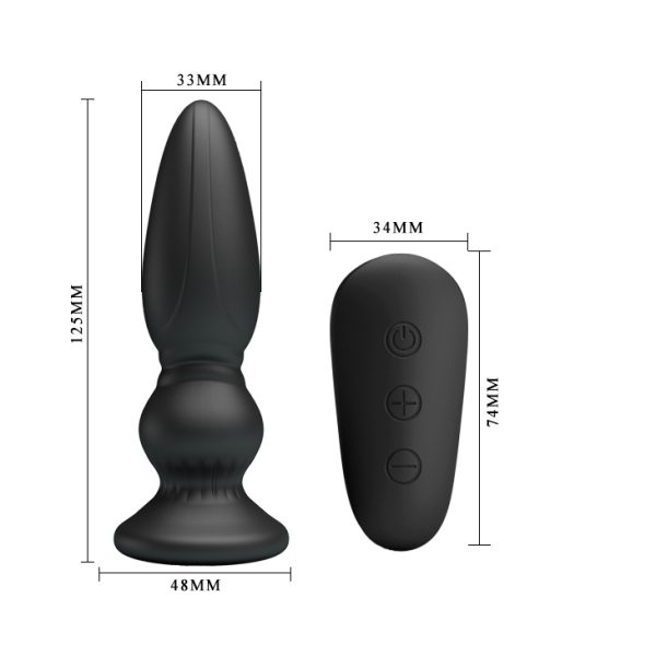 Powerful vibrating anal plug - Slika 6