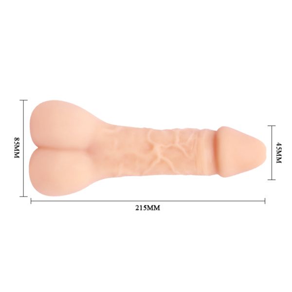 Realistična navlaka za penis Bigger man - Slika 7
