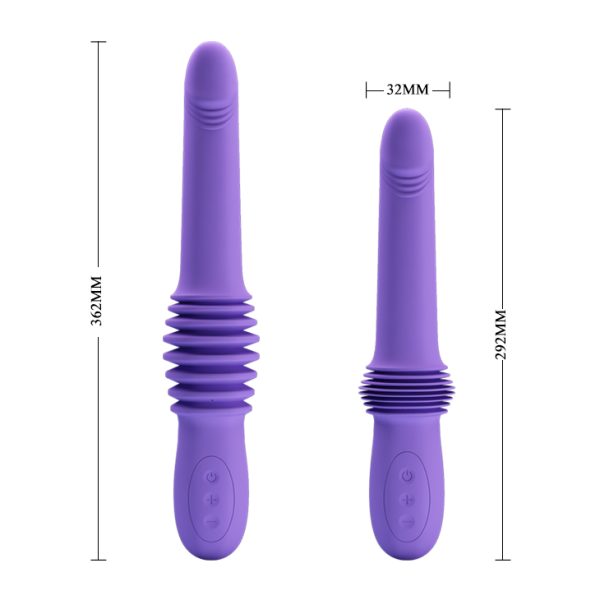 Pazuzu vibrator purple - Slika 7