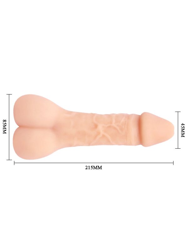 Realistična navlaka za penis Bigger man - Slika 7
