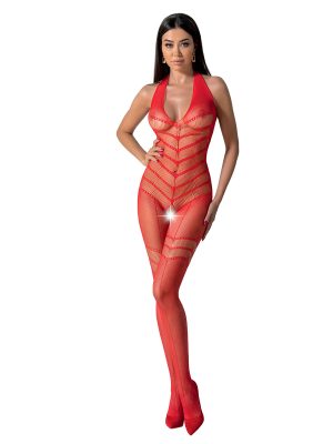 Bodystocking – mrežasti kombinezon BS100 Red