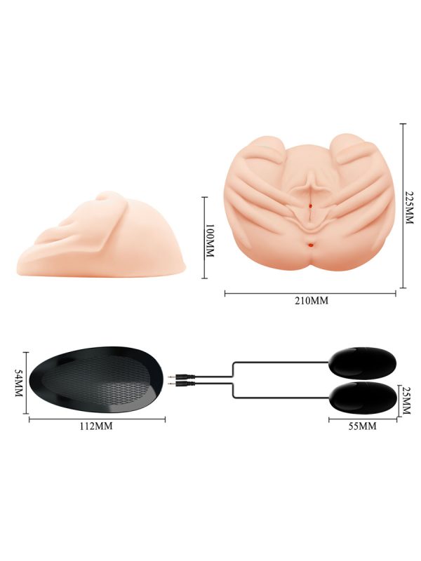 Realistična vagina masturbator za muškarce sa vibracijom - Slika 7