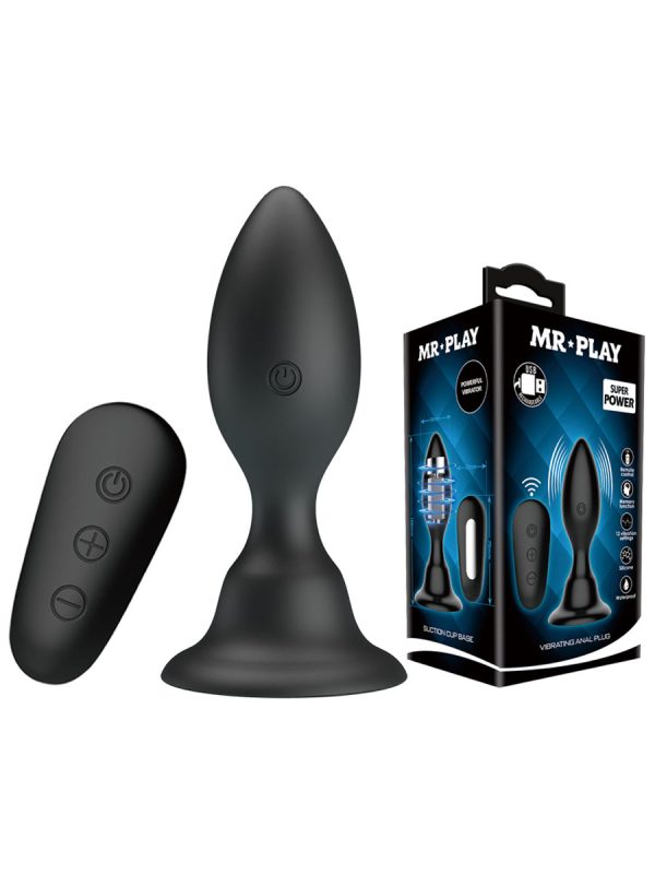 Mr Play Vibrating Anal Plug Remote Control