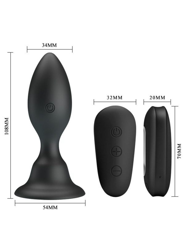 Mr Play Vibrating Anal Plug Remote Control - Slika 4