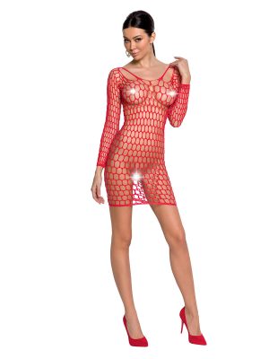 Mrežasta haljina BS 093 Red