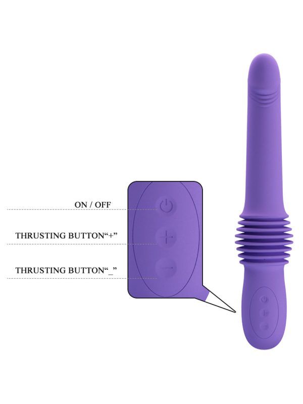 Pazuzu vibrator purple - Slika 5