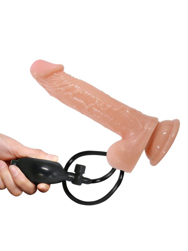 Realistični dildo na naduvavanje sa vibracijom - Slika 4